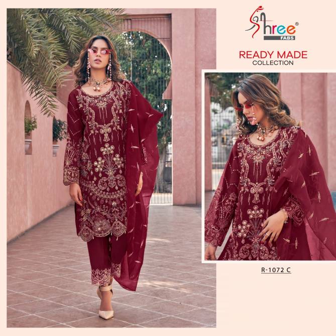 R 1072 By Shree Fabs Pakistani Suits Catalog